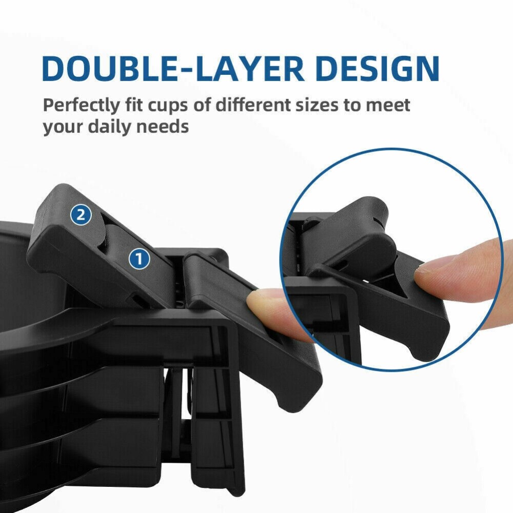 For Toyota Highlande 2015-2020 Center Console Insert Divider Cup Holder Replace