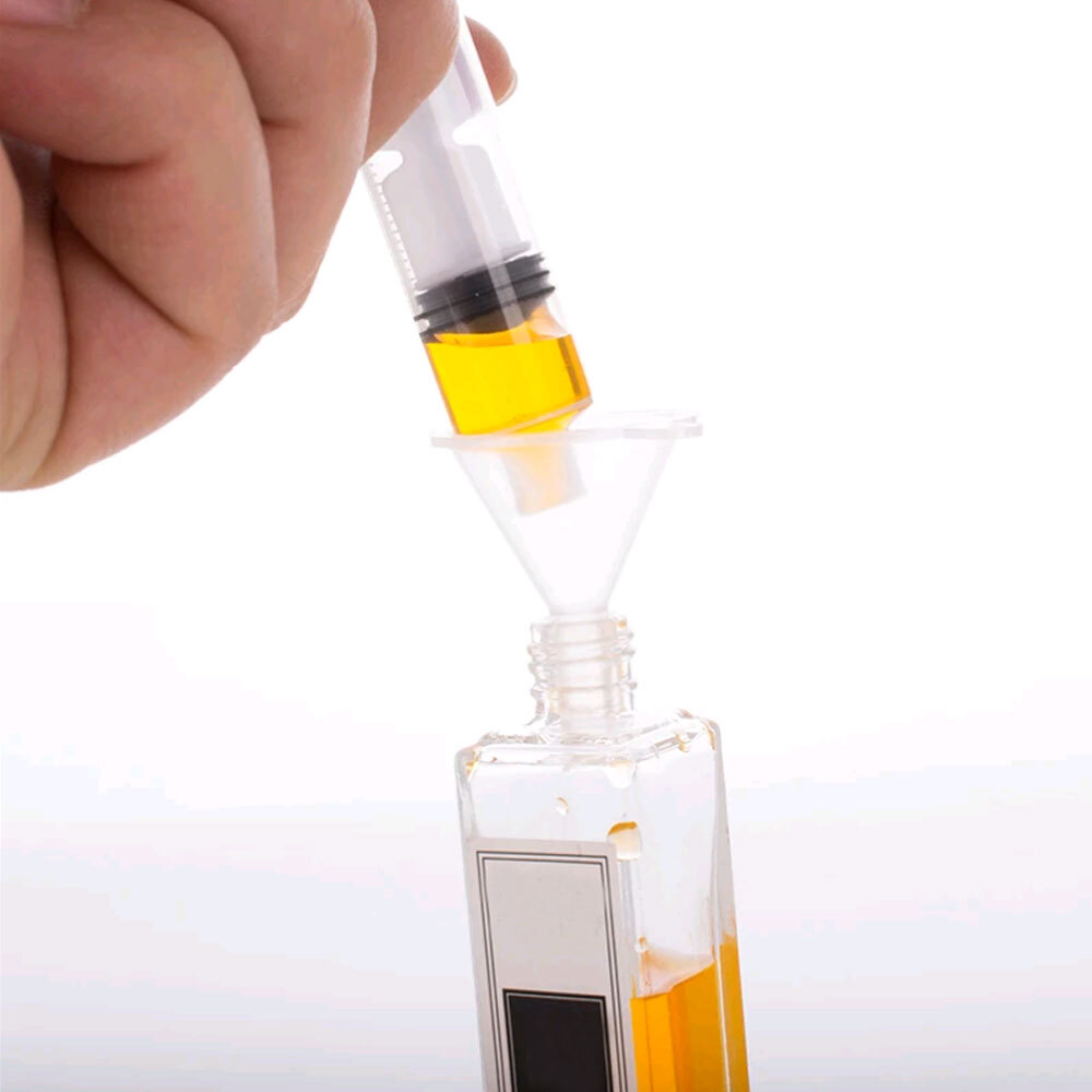 4x Perfume Refill Tools Diffuser Funnels Spray Cosmetic Pump Dispenser Portable