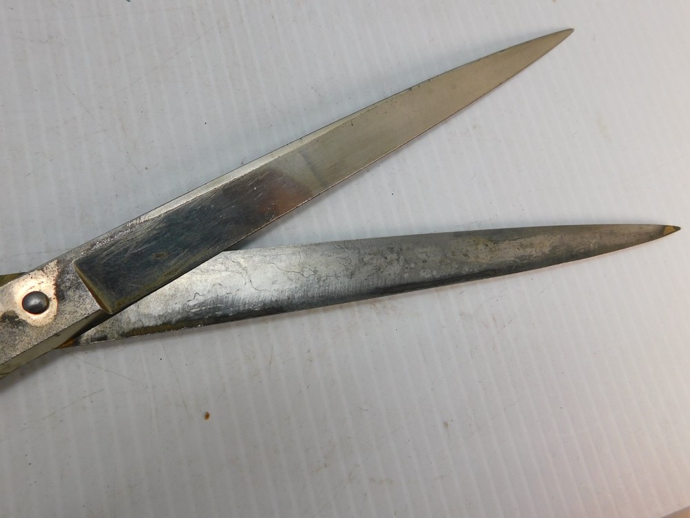 Vintage Heckels 12" Scissors, sewing scissors