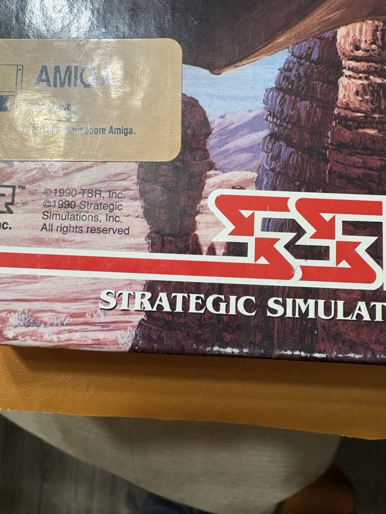 Advanced Dungeons & Dragons Dragonstrike Dragonlance Amiga Complete EUC