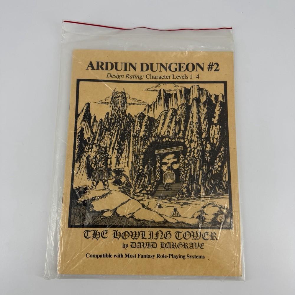 Grimoire Arduin Arduin Dungeon #2 - The Howling Tower Fair D&D Rare
