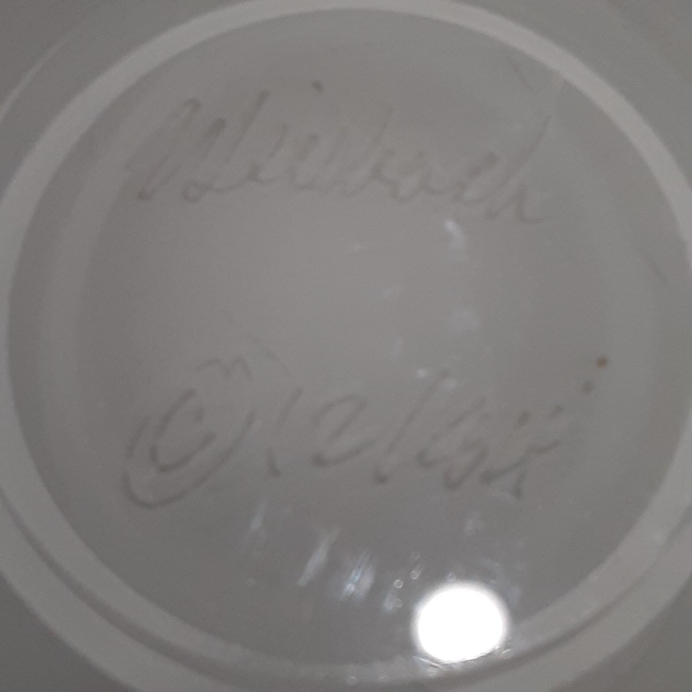 Shaun Weisbach - Hand Blown Glass Dish - (Signed & Dated)