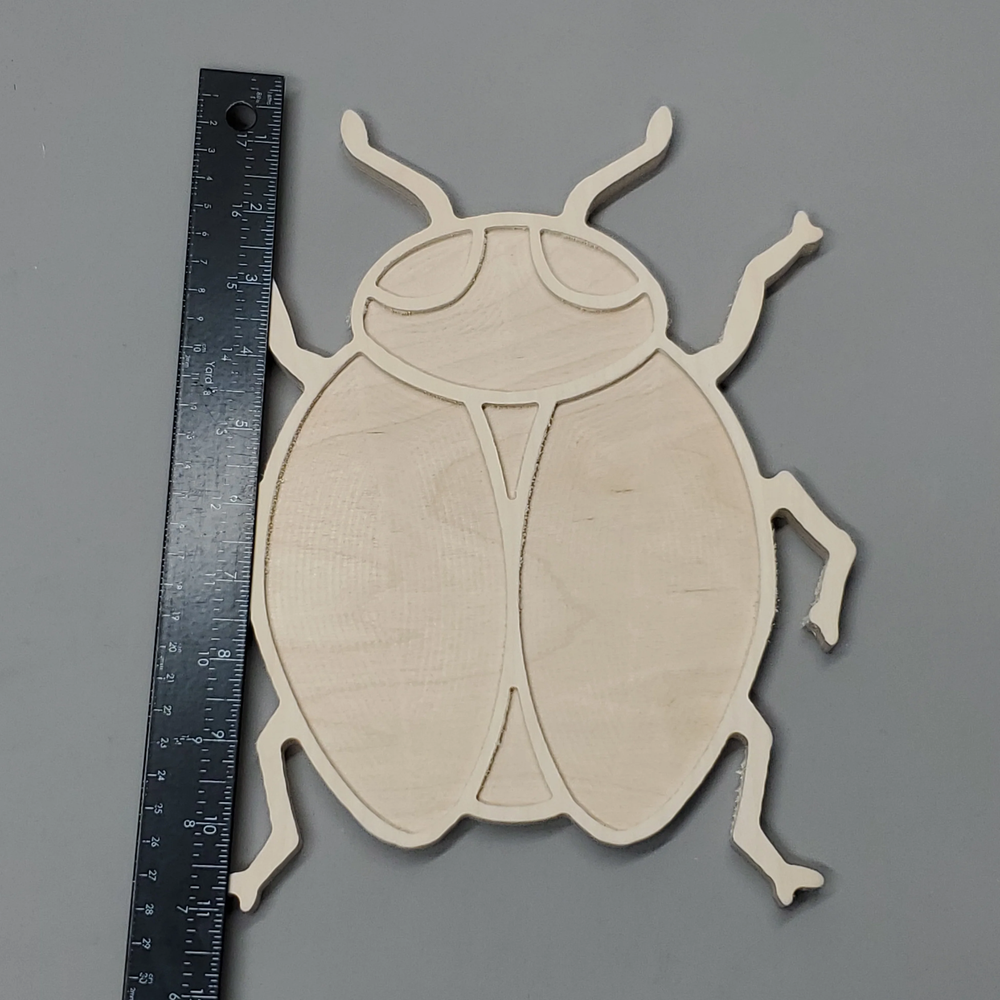 CNC Lady Bug Wood Craft Set 3 Pack (New)