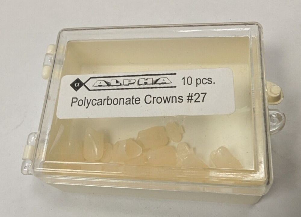 Polycarbonate Crowns 10 pcs/Pk #27