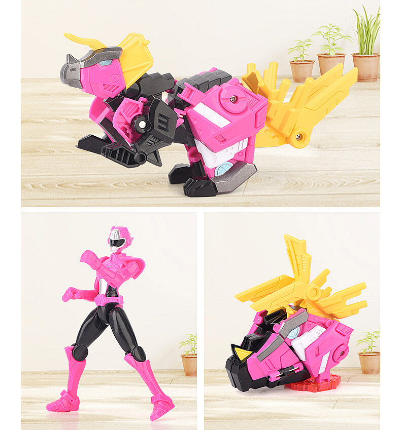 Miniforce Super Dino Power TRANS HEAD Armorbot T-Rex Dinosaur Figure For Boy Toy