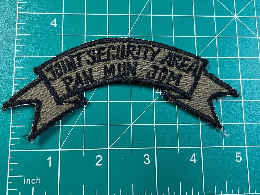 US Army Joint Security Area Pan Mun Jom Patch