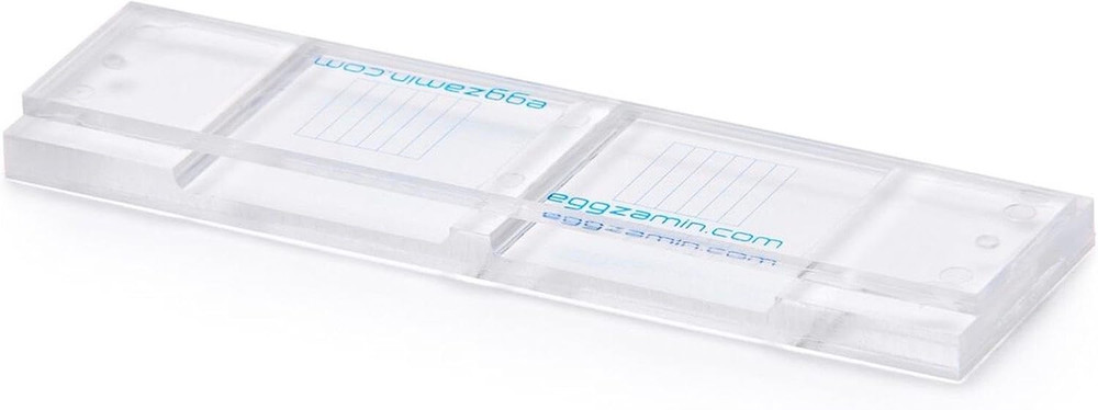 Mcmaster Method Microscope Slide - FEC (Fecal Egg Count) or Worm Count, Doubl...