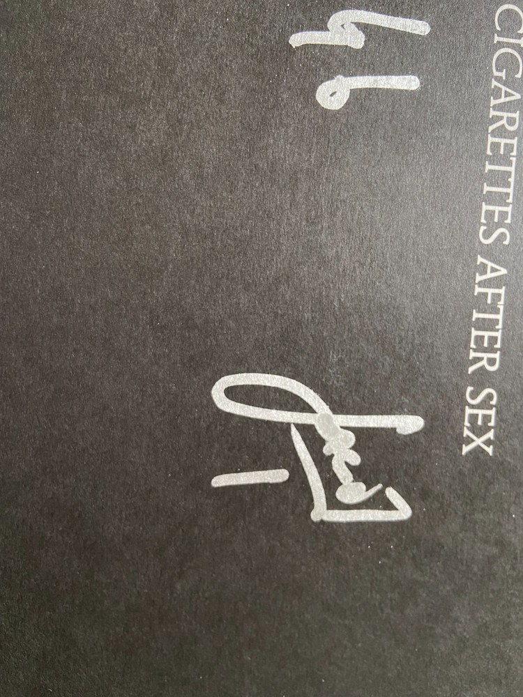 CIGARETTES AFTER SEX BAND SIGNED VINYL ALBUM CRY 1. X GREG GONZALEZ +2 CAS JSA