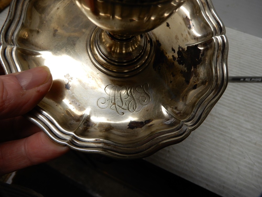 ANTIQUE GORHAM SILVER PLATED FLUID LAMP CIGAR LIGHTER