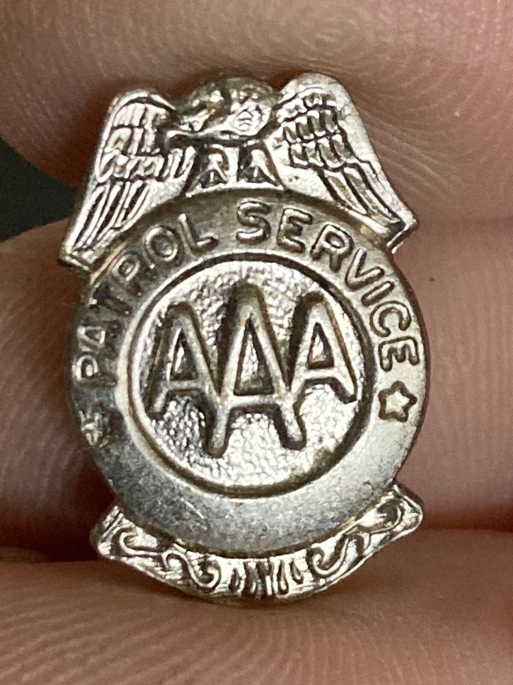 Triple AAA Patrol Service Lapel Pin EUC K533
