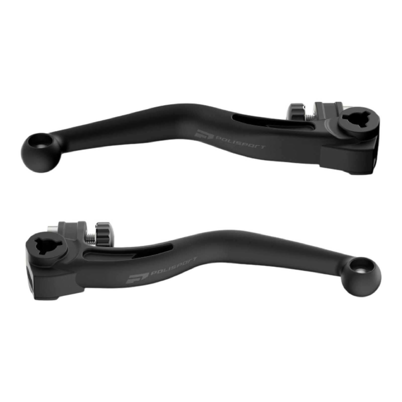 Polisport APT Levers – Fits KTM/Husqvarna/GasGas/Sherco/Triumph (Black)