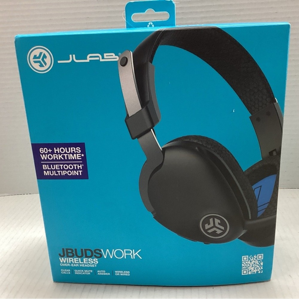 NIB JLabs JBuds Work Wireless Overear Computer Headphones