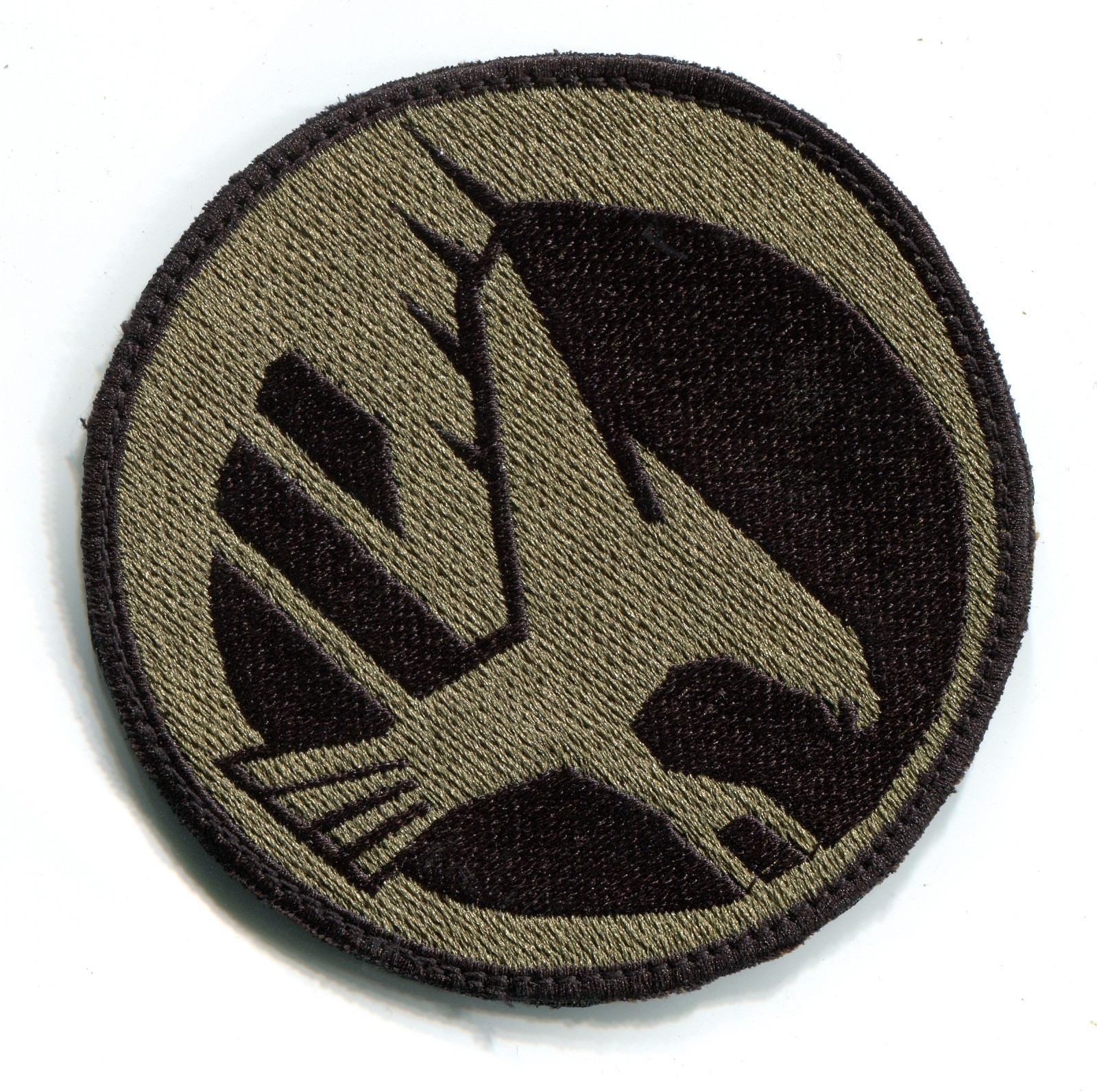 C&C GDI Eagle Patch Woodland Camo Right Shoulder Black Border Command Conquer