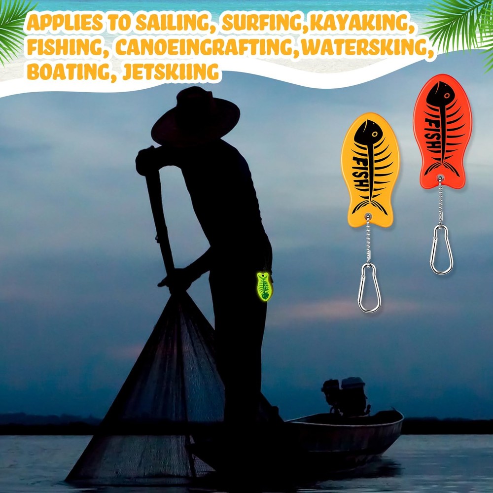 Pcs Floating Boat Key Floating Keychain Float Glow in the Dark Float for 2