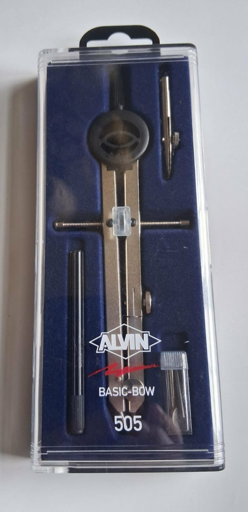 ALVIN 505 BASIC-BOW COMBINATION COMPASS WITH BEAM BAR