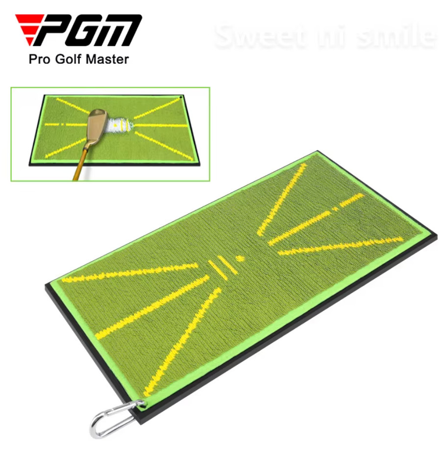 Golf Training Strike Mat Swing Path Impact Trace Pad Practice Aid Beginner Swing