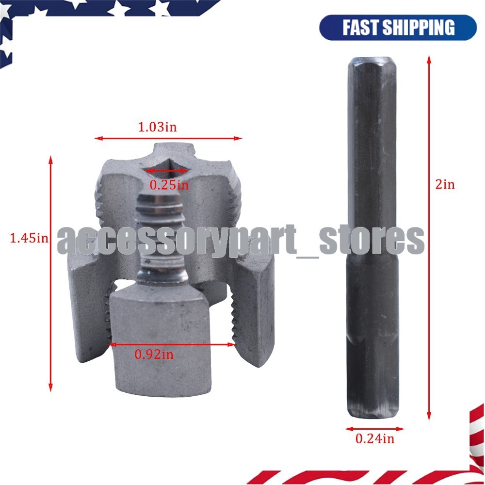 PVC Pipe Threader Kit With Internal & External Threading Tool - USA Standard