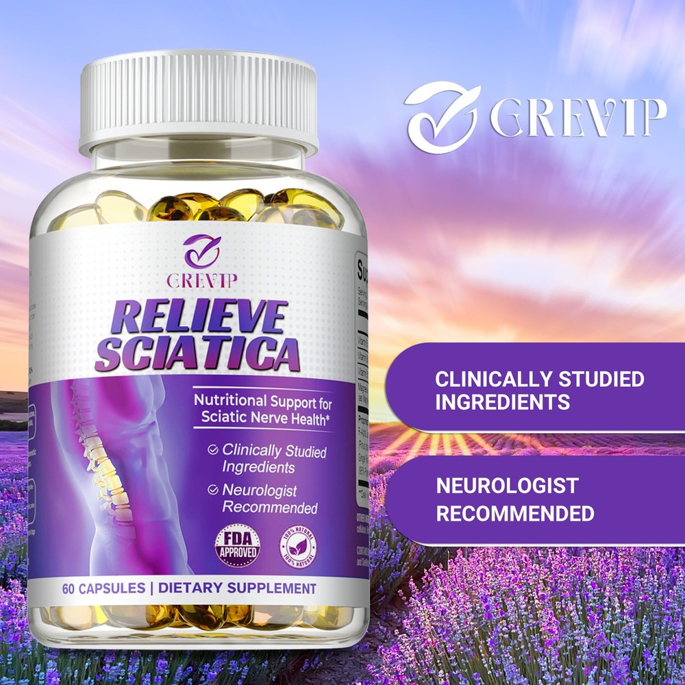 Relieve Sciatica Capsules - Hip Joint Sciatica Pain Relief & Inflammatory