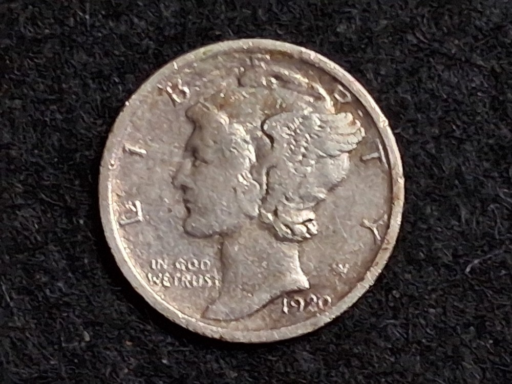 1920 P Mercury Dime
