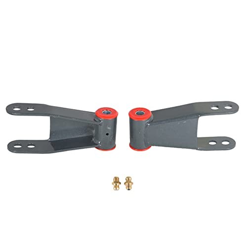 2 Inch Adjustable Rear Leveling Lowering Shackles Drop Kit Replacement for
