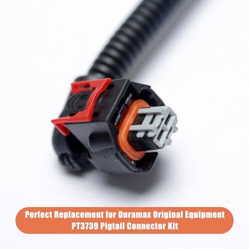 PT3739 Injector Pigtail Connector Replacement for PT3739 with Protective Hose