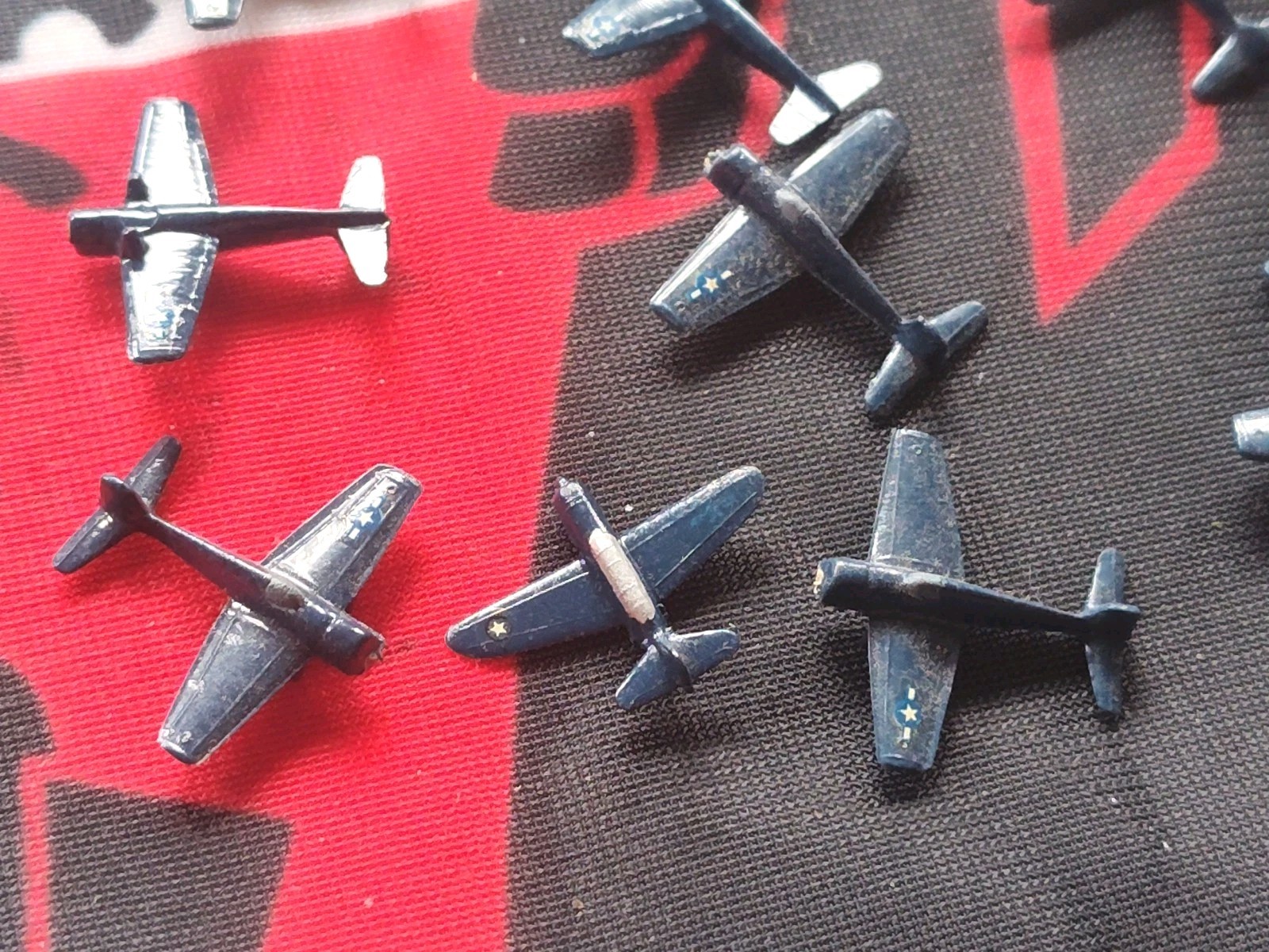 Lot Of 125+ Mini Built Model Airplanes For Aircraft Carriers Plastic 1/2"-2"Long