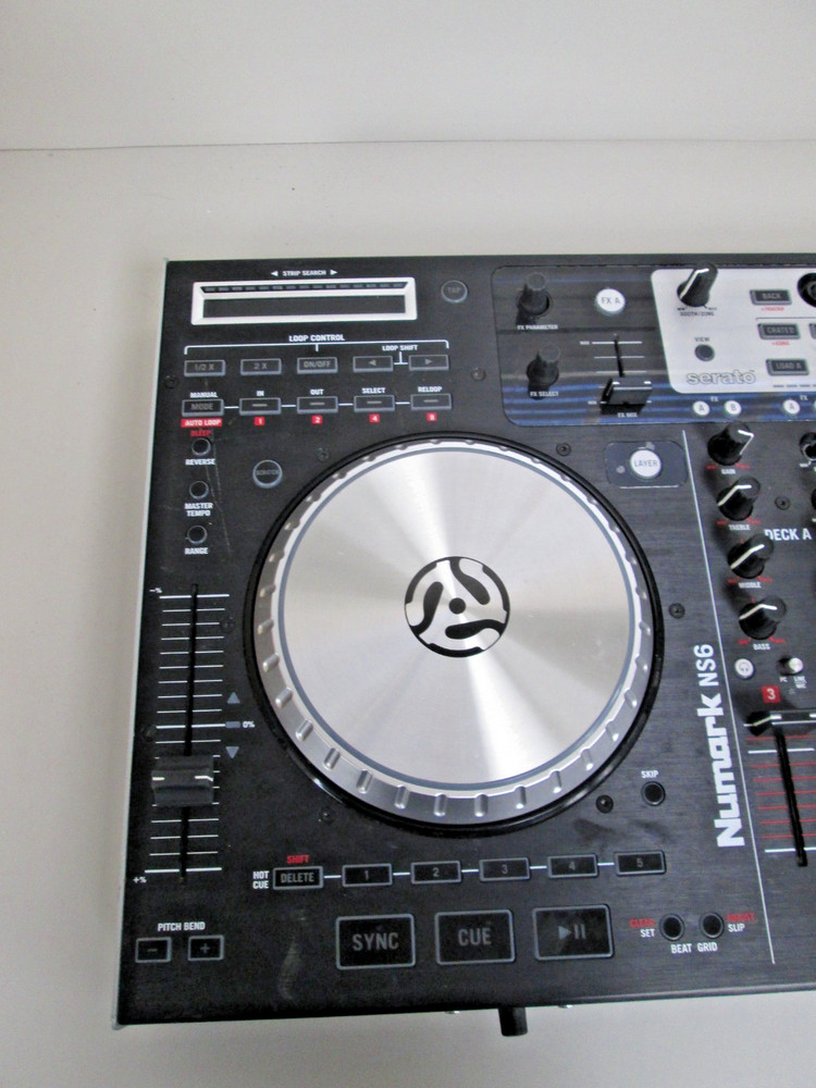 Numark NS6 Professional 4-Channel DJ Controller Touch-sensitive illuminate Mixer