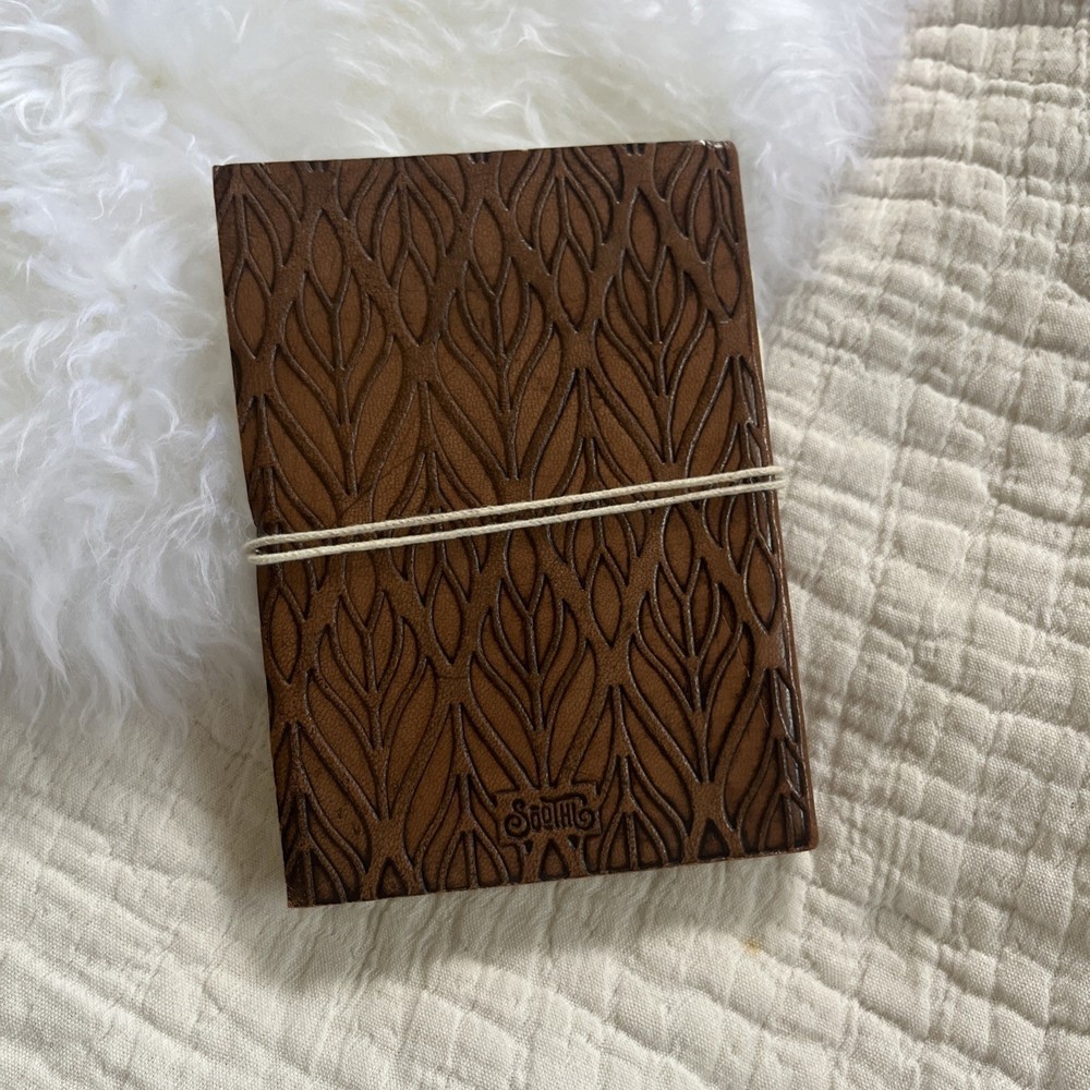 The Mountains Are Calling Leather Journal Notebook