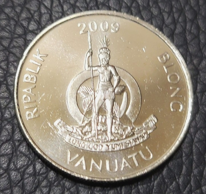 2009 Vanuatu 10 Vatu Coin