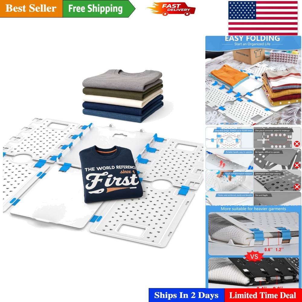 Multi-Functional Shirt Folder Board for Sweaters, Hoodies & Thick Clothing