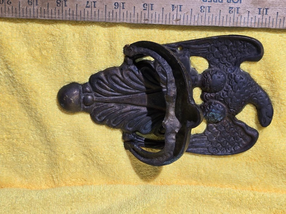 Vintage Cast Iron Eagle Door Knocker