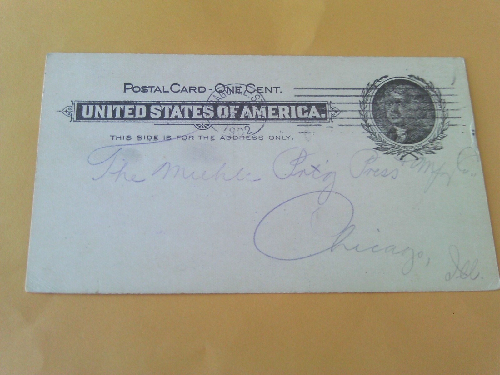 RARE 1902 POSTCARD CRUCIBLE STEEL COMPANY OF AMERICA CHICAGO