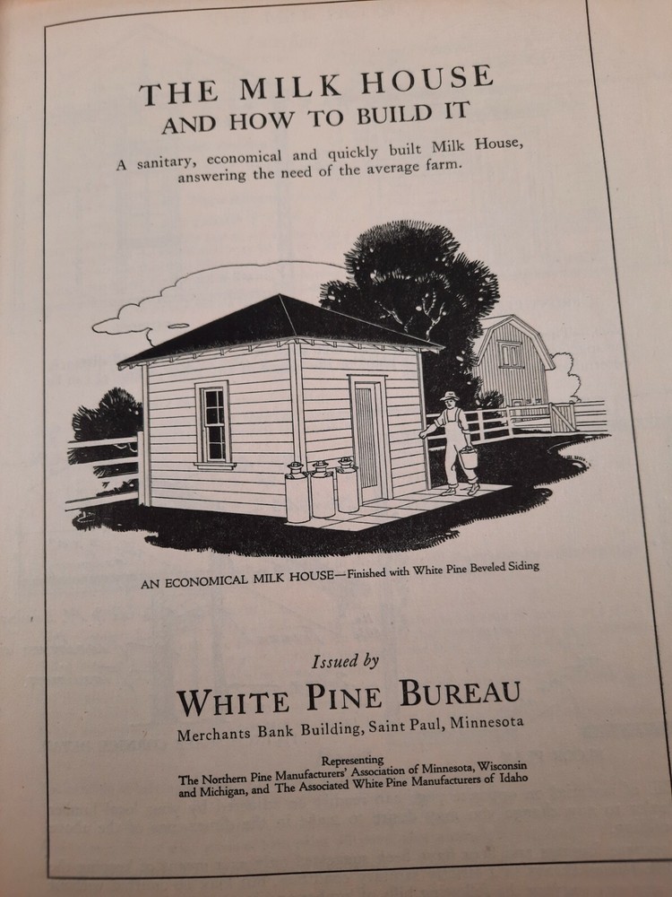 White Pine Bureau plan Construction Plan four walled implement shed braham mn