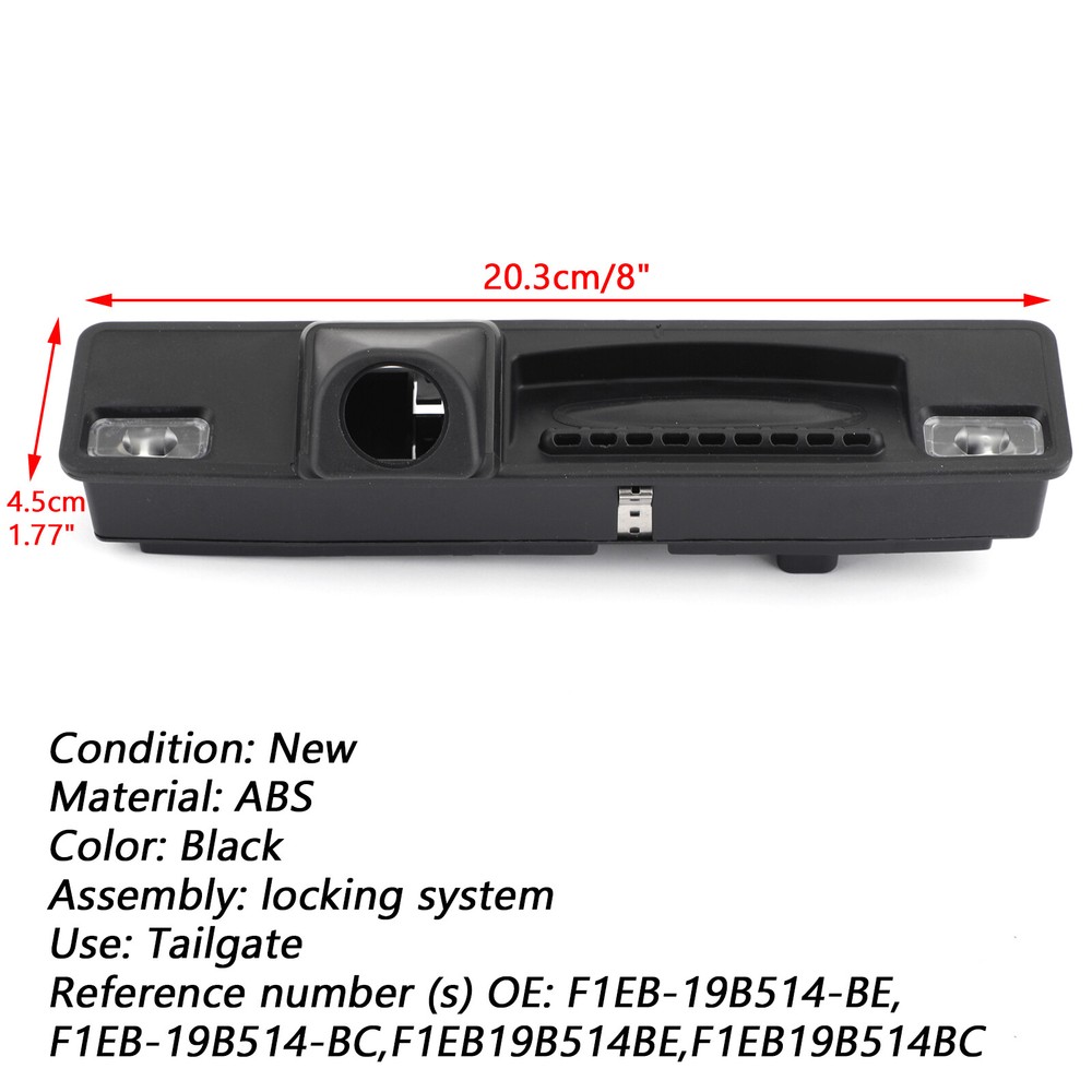 F1EB-19B514-BE For 12-18 Ford Focus Boot Tailgate Handle Trunk Handle Switch