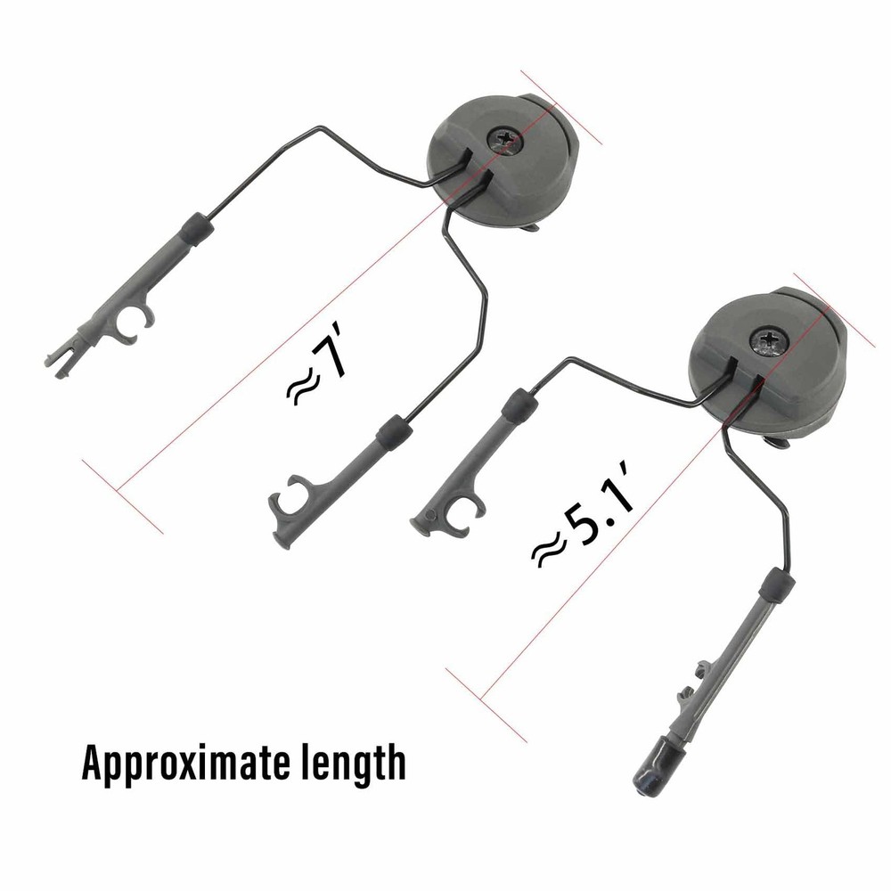 Hearangel COM Rail Adapter Mouting Adapter Compatible with COMTAC Headsets &