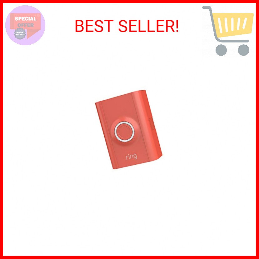 Ring Video Doorbell 2 Faceplate - Firecracker