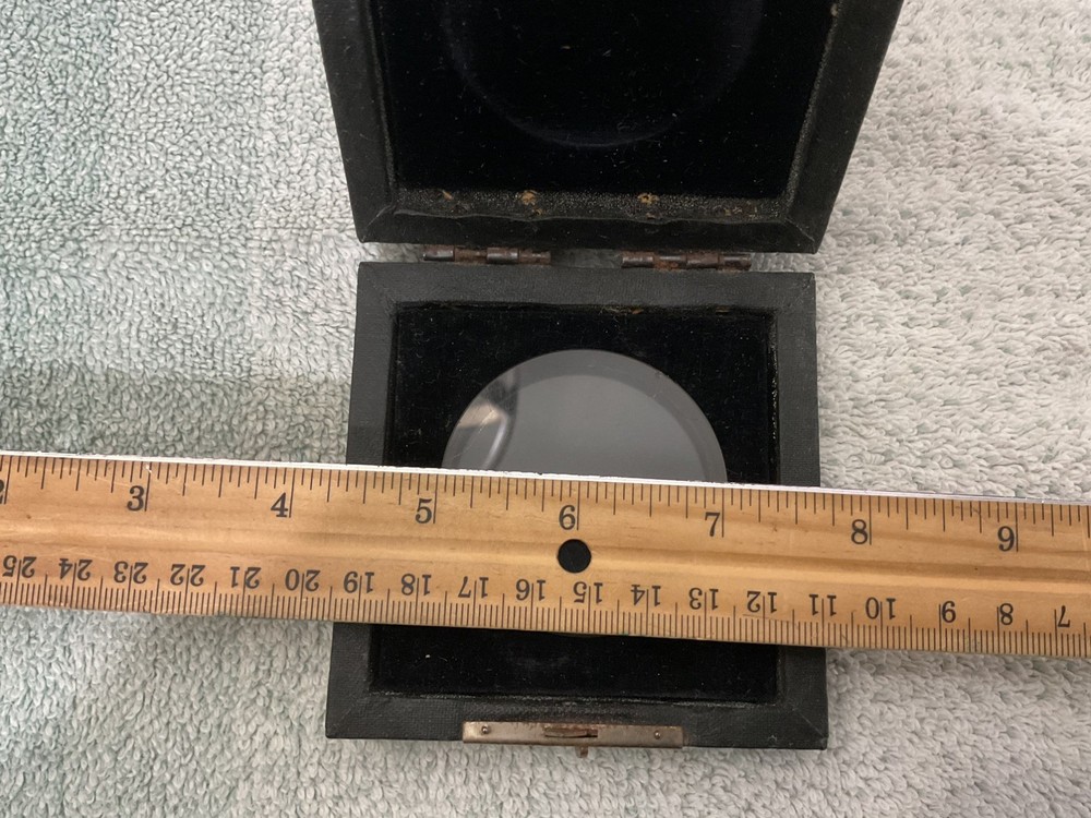 Acme Single Surface Optical Flat 2" dia. x 5/8" w/ nice old case