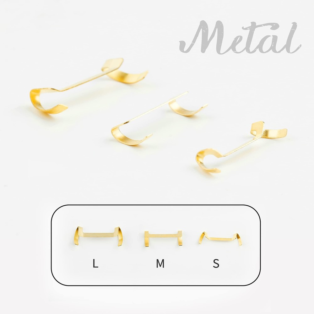 13 Pack Filled Gold Metal Ring Guard With 4 Sizes Spirals,invisible Ring