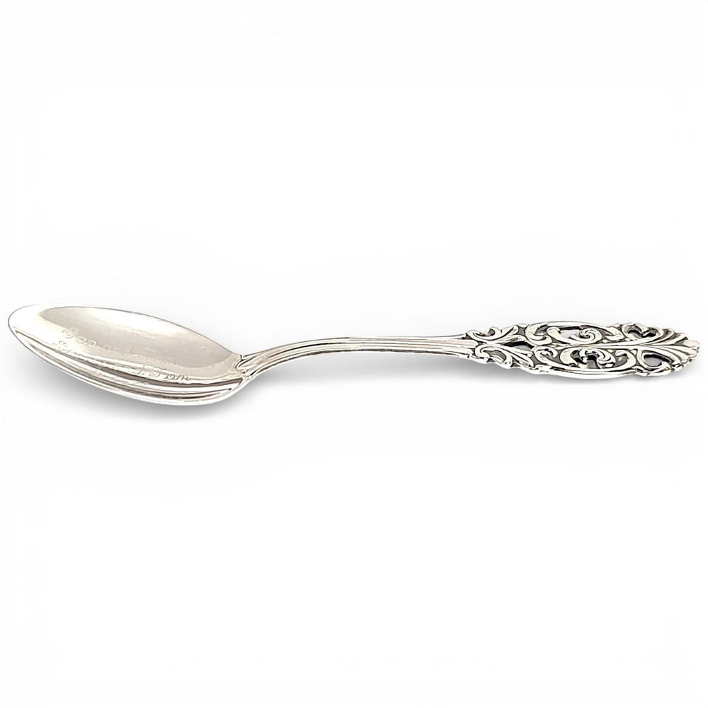 1970 Presentation Spoon Engraved Names / Date Heavy Swedish Silverplate EPNS