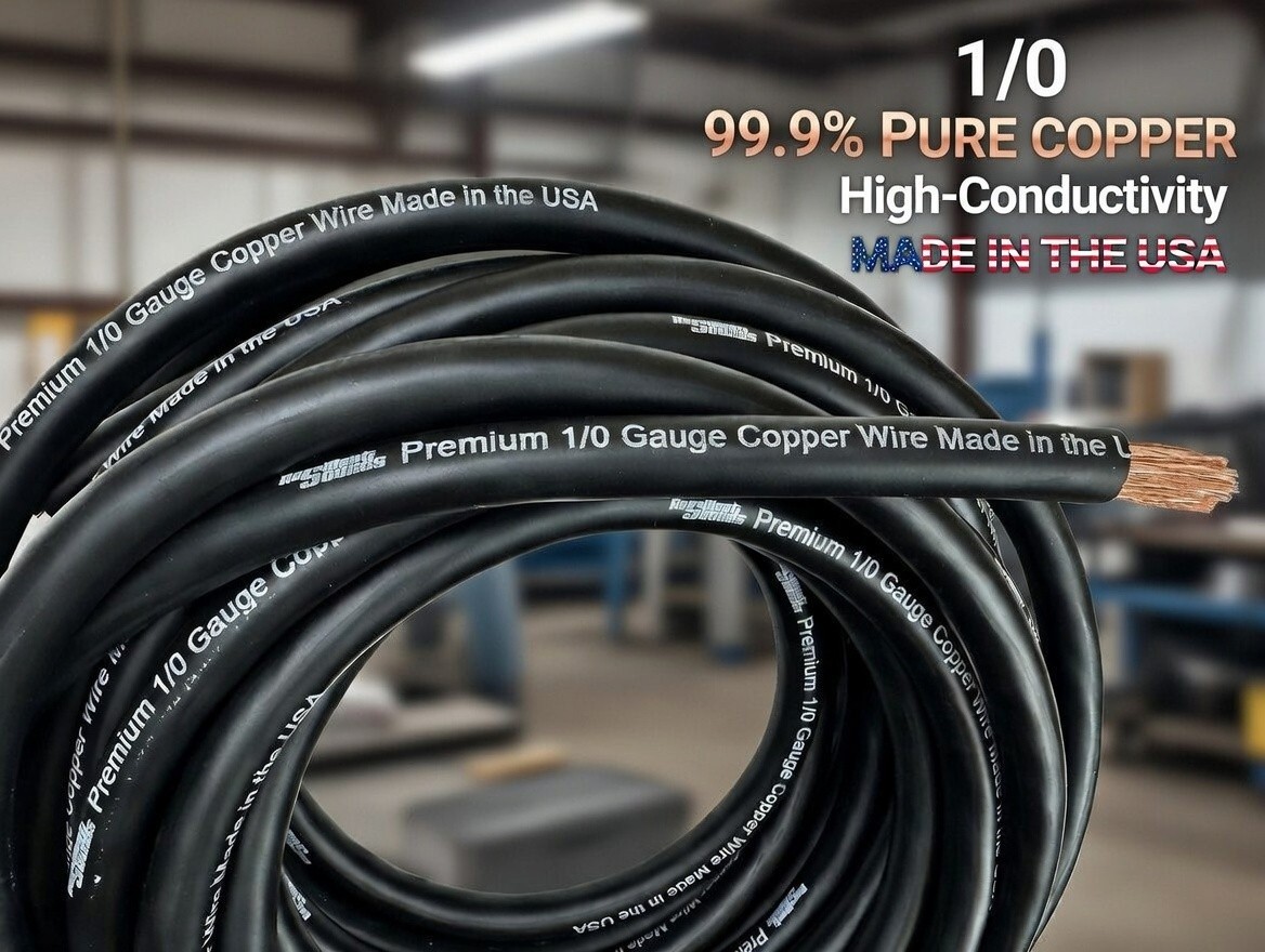 Resilient Sounds 1/0 Premium High Conductivity Copper Wire - 99.9% Pure Copper