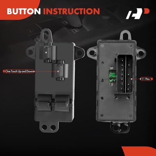 Front Driver Side Master Power Window Switch for Dodge Chrysler 04-07