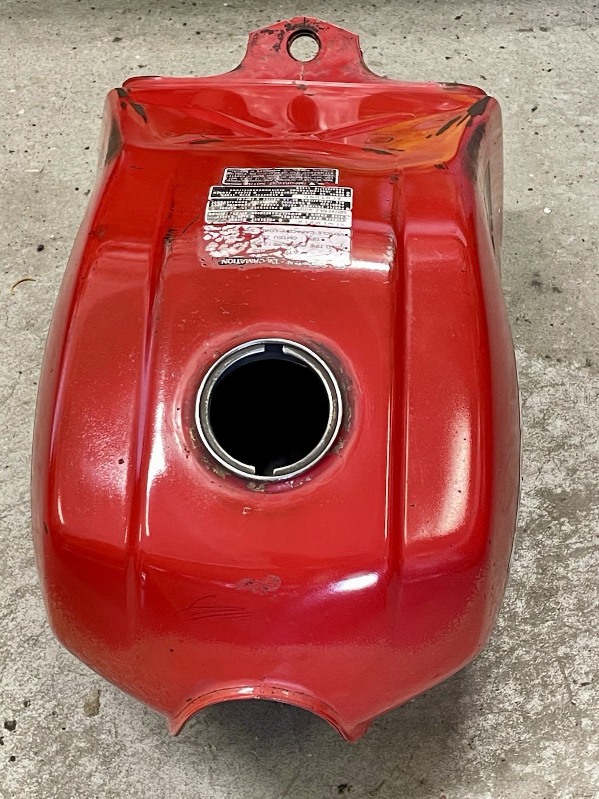 1985-87 Honda ATC 250ES Big Red Gas Fuel Tank OEM W/ KEIHIN Petcock Rust Free