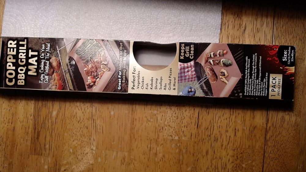 Tekno Copper BBQ Grill Mat 1 Pack NEW in Package
