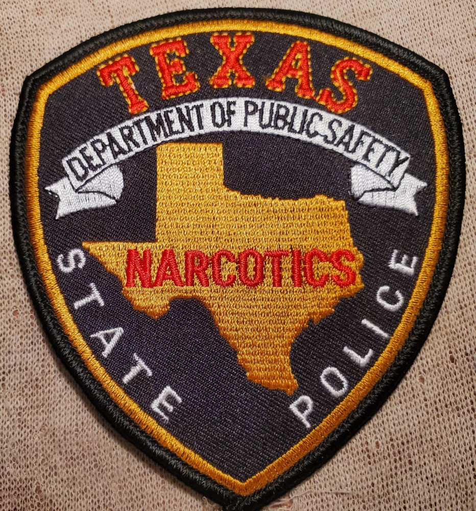 TX Texas State Police Narcotics Shoulder Patch