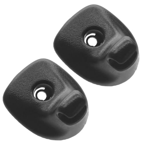 Sun Visor Sunvisor Support Clip Pair Kit Black Compatible with Chry SLE r