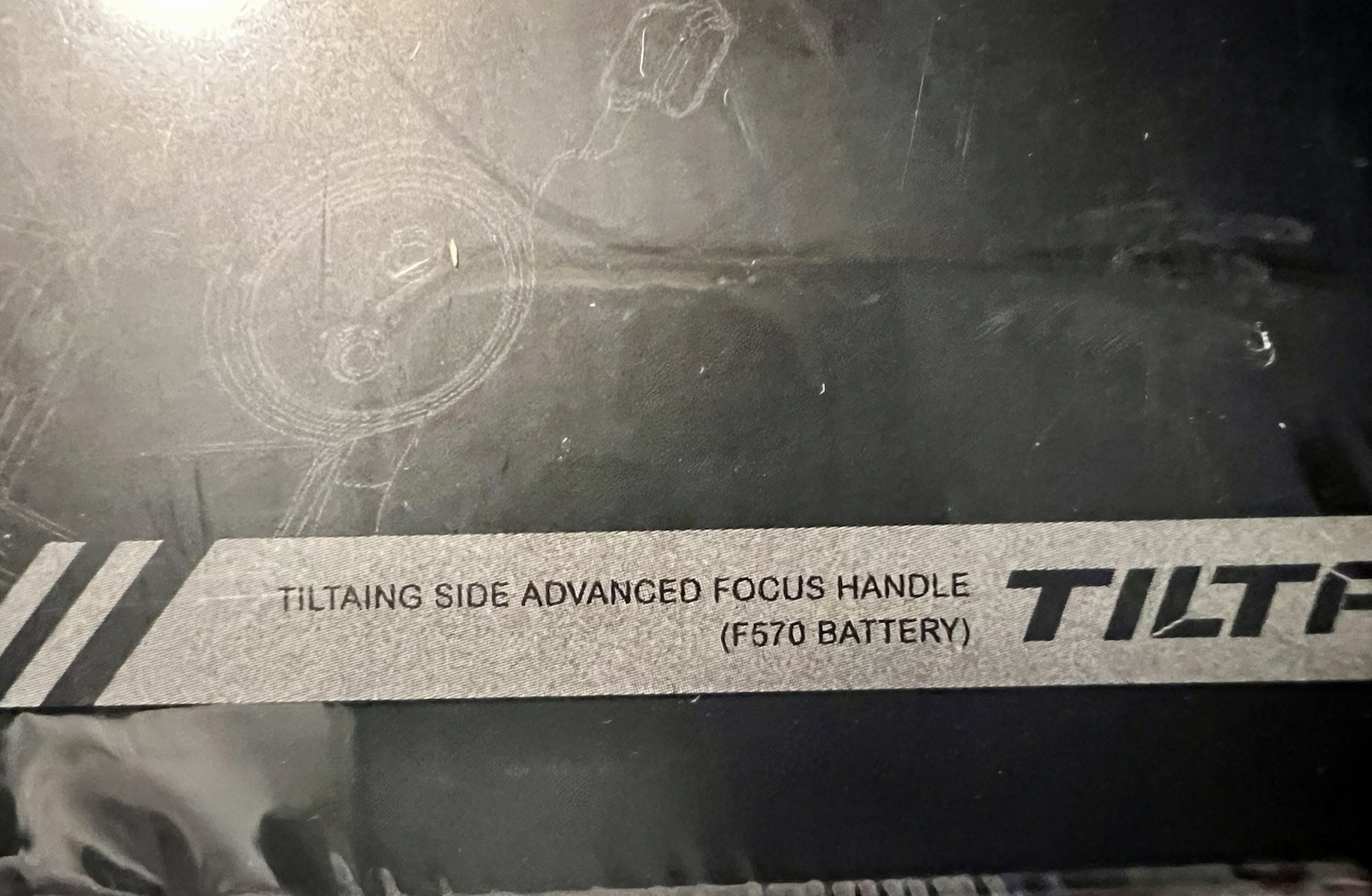 TILTA Left Side Advanced Power Handle w/ Run/Stop (F570 Battery)- Black. Sealed.