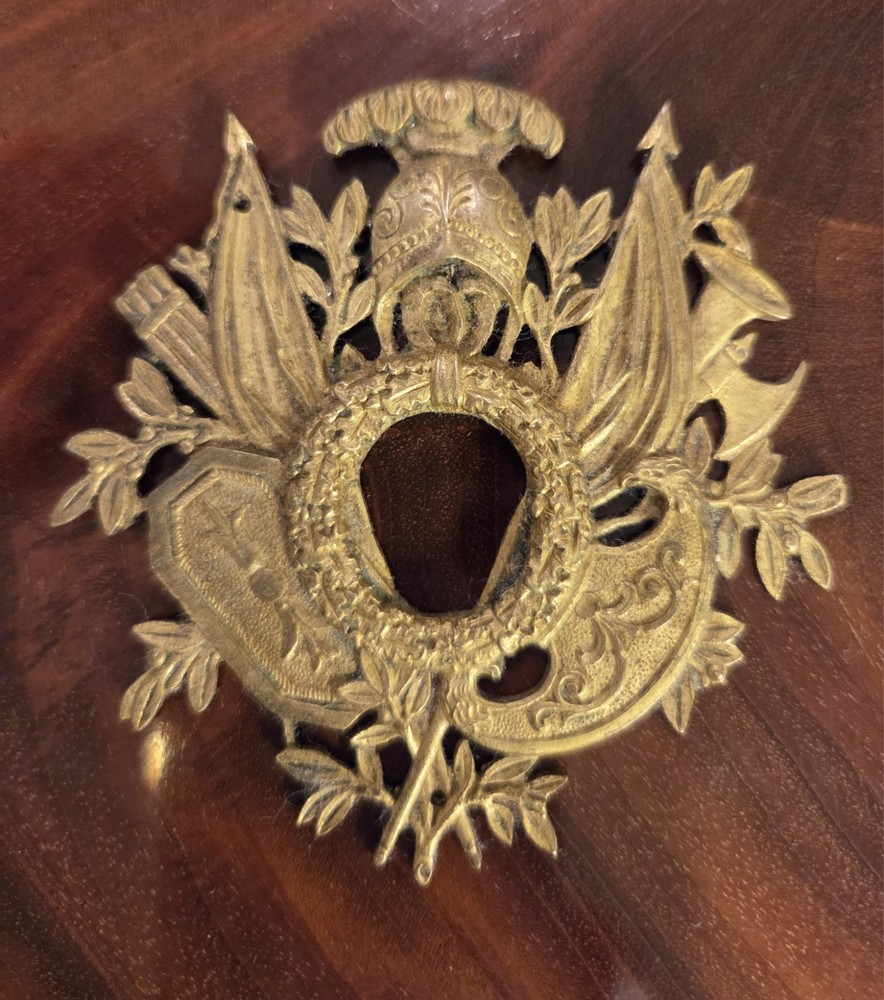 Antique Bronze Neoclassical Pediments