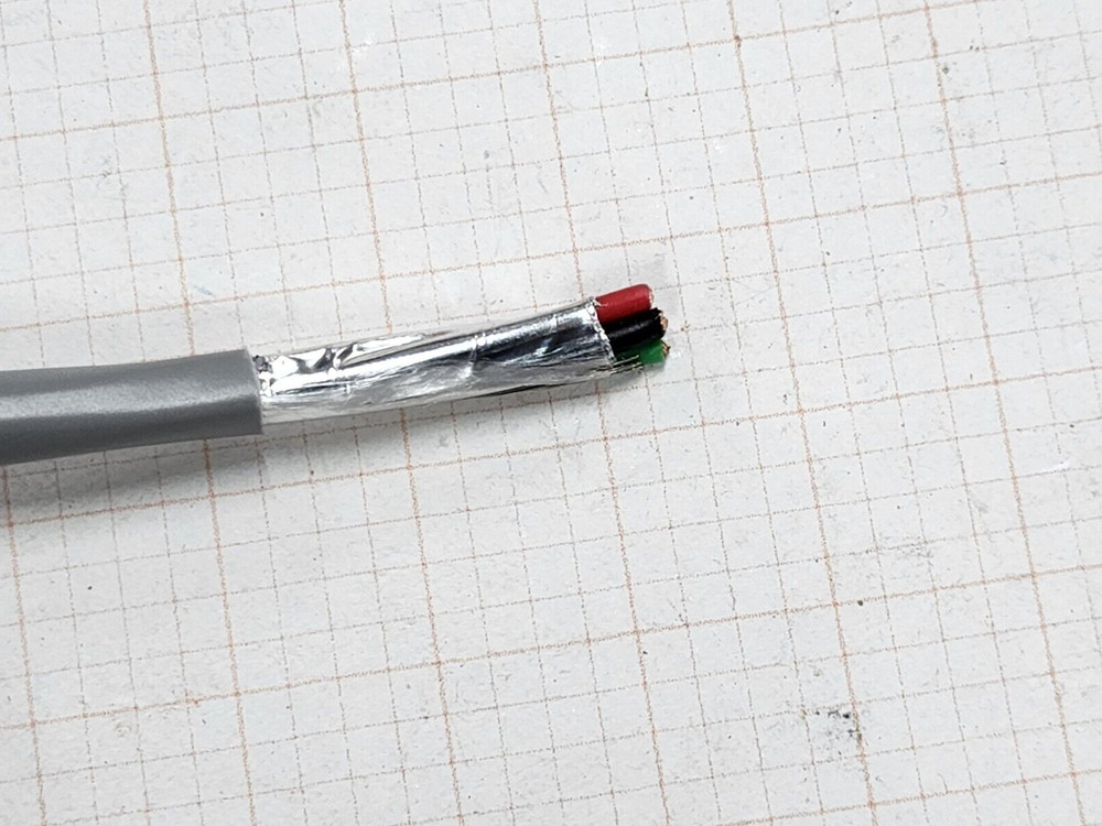 Belden Wire 5202FE 16/4C Shielded Audio/Security/Alarm Cable Riser Gray /50ft