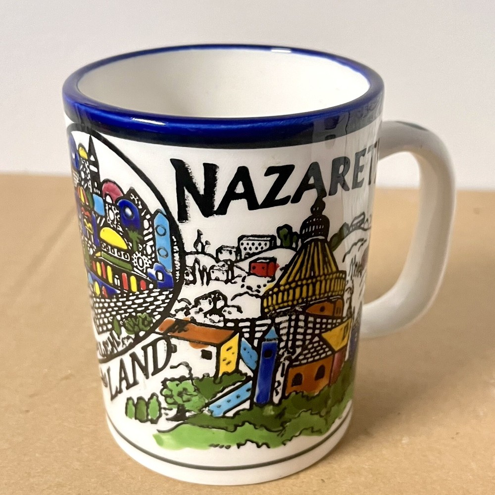 Bethlehem and Nazareth Porcelain Mug