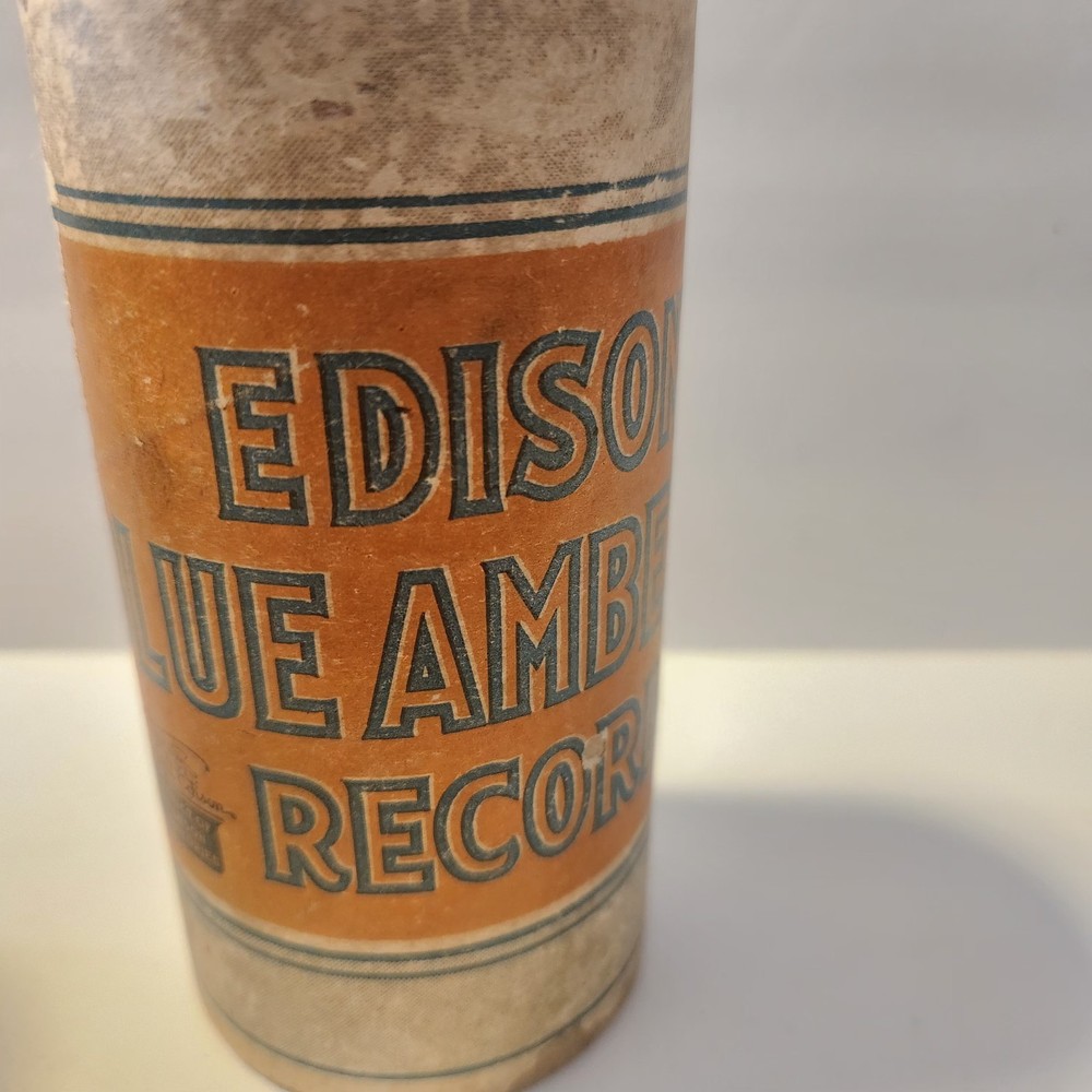 4 Edison Blue Cylinder Record Untested
